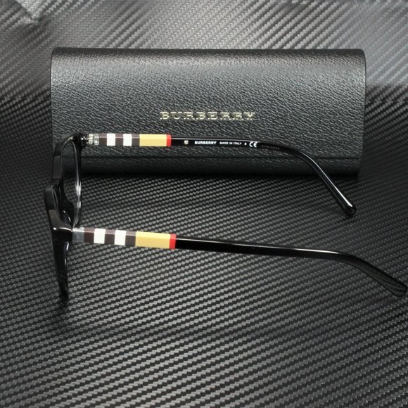 Burberry Black Demo 52mm Eyeglasses - Picture 2 of 4